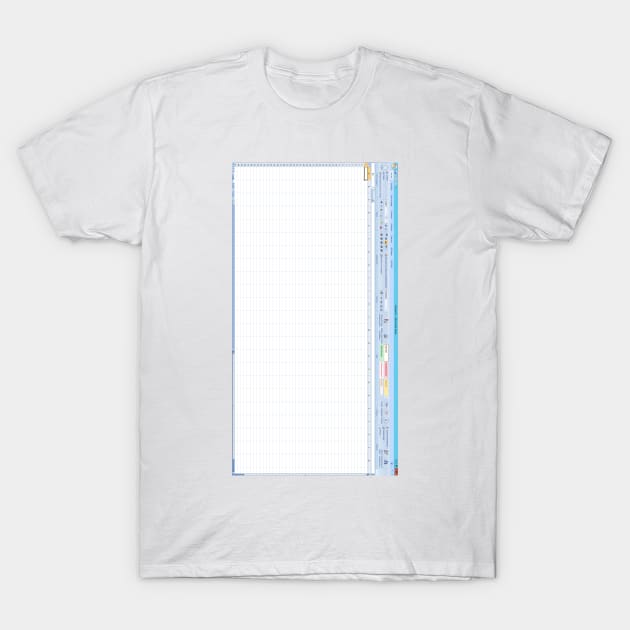 Excel spreadsheet 2007 T-Shirt by ghjura